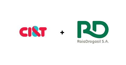 Logotipo CI&T e Logotipo RaiaDrogasil