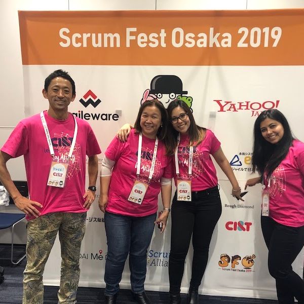 CI&T employees at Scrum Fest Osaka